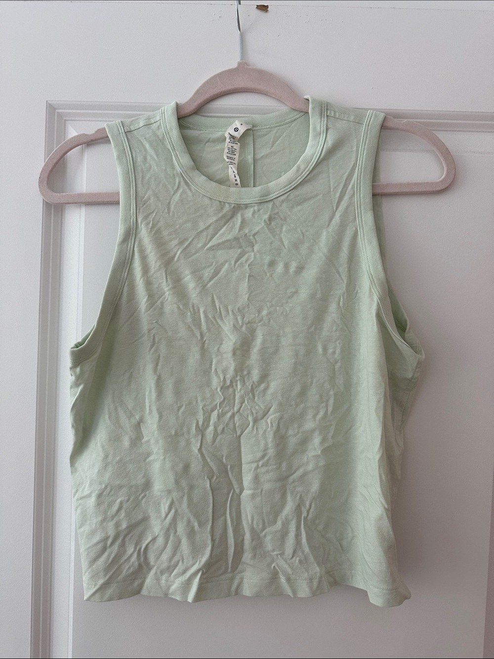 lululemon athletica Light Green Women's Sleeveless Tank Top